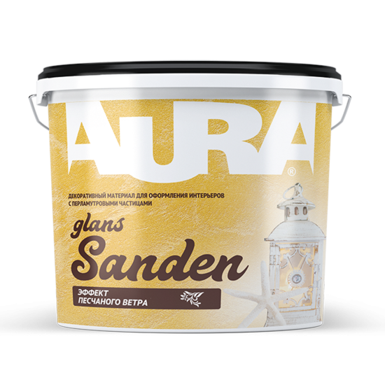 Aura Sanden Glans Silver